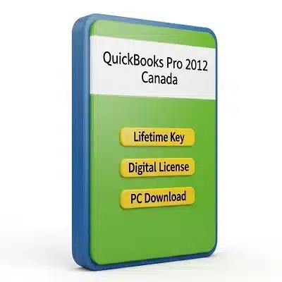 Quickbooks Pro 2012 Canada • Quickbooks Premier 2012 Canada • Quickbooks 2012 Canada